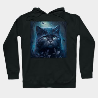 Black British Shorthair Wonderland Hoodie